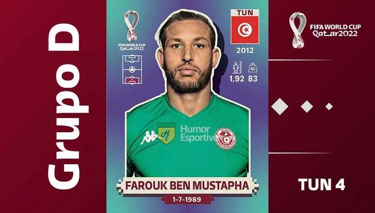 Grupo D - Seleção da Tunísia: Farouk Ben Mustapha (TUN 4)