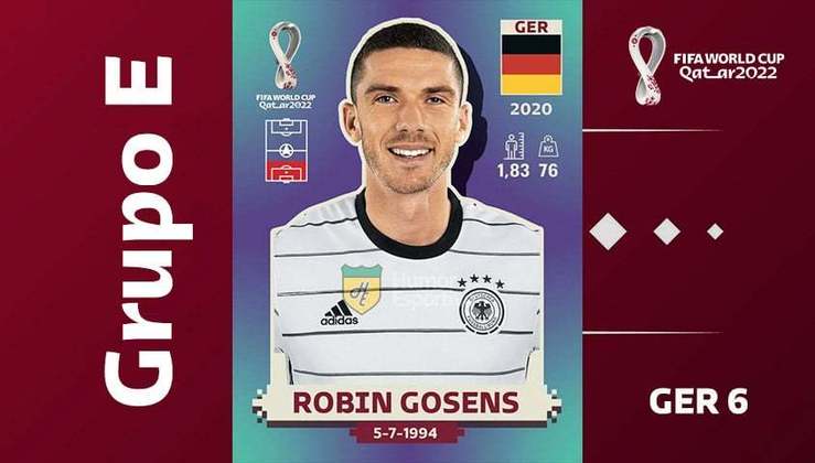 Grupo E - Seleção da Alemanha: Robin Gosens (GER 6)