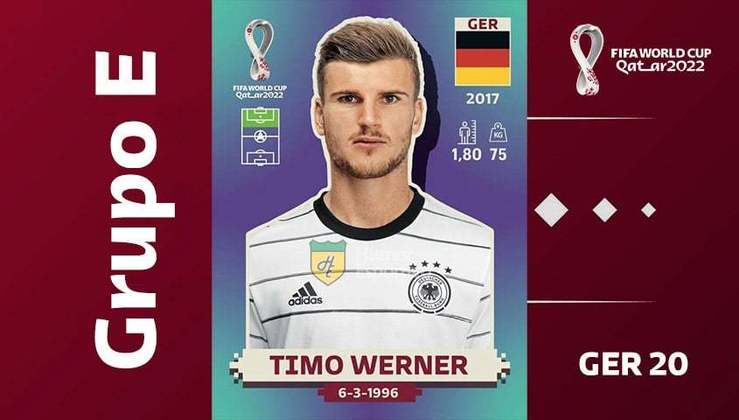 Grupo E - Seleção da Alemanha: Timo Werner (GER 20)