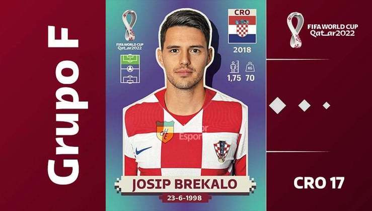 Grupo F - Seleção da Croácia: Josip Brekalo (CRO 17)