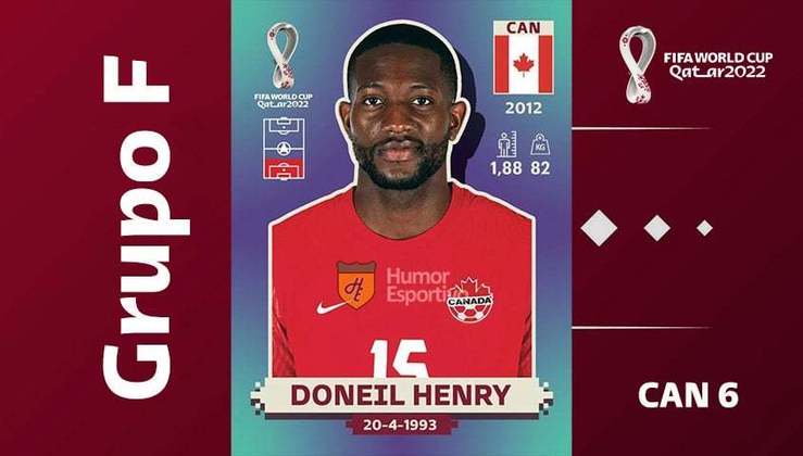 Grupo F - Seleção do Canadá: Doneil Henry (CAN 6)