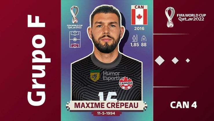 Grupo F - Seleção do Canadá: Maxime Crépeau (CAN 4)