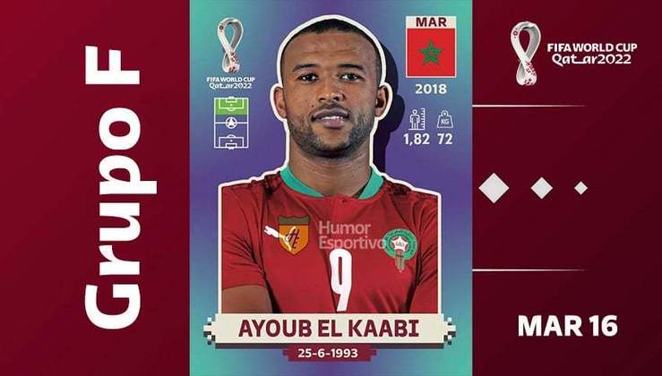 Grupo F - Seleção do Marrocos: Ayoub El Kaabi (MAR 16)
