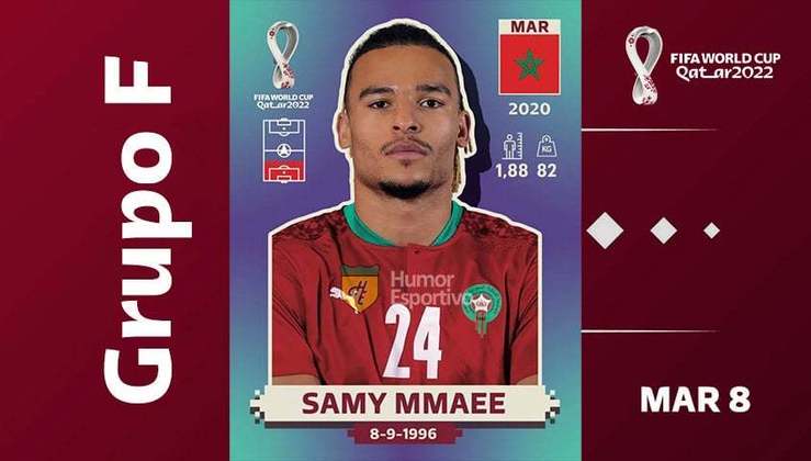 Grupo F - Seleção do Marrocos: Samy Mmaee (MAR 8)