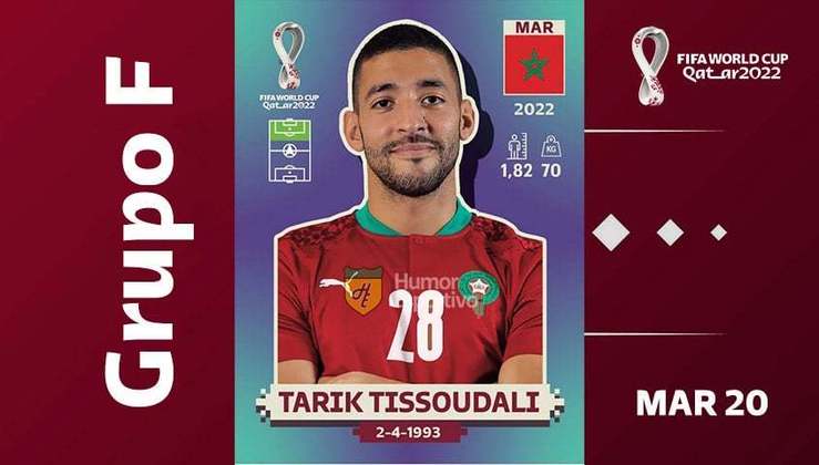 Grupo F - Seleção do Marrocos: Tarik Tissoudali (MAR 20)