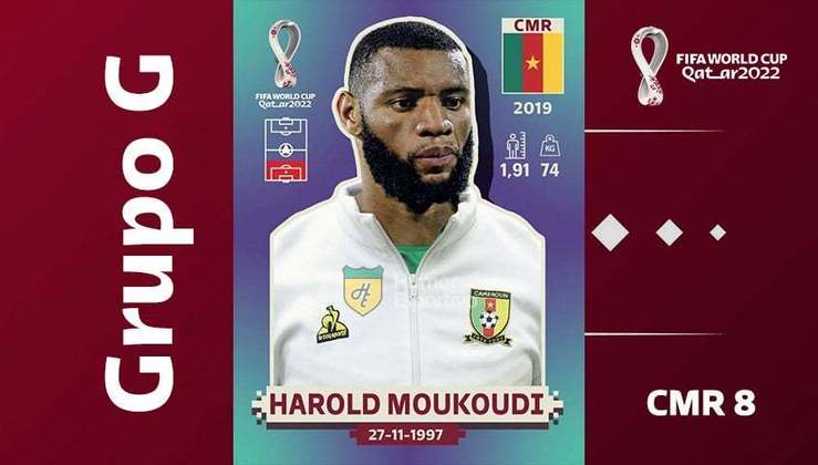 Grupo G - Seleção de Camarões: Harold Moukoudi (CMR 8)
