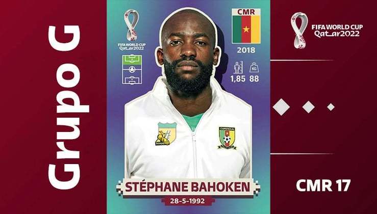 Grupo G - Seleção de Camarões: Stéphane Bahoken (CMR 17)