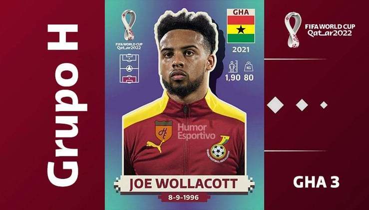 Grupo H - Seleção de Gana: Joe Wollacott (GHA 3)