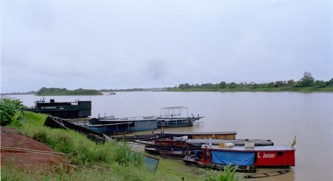 O Rio Mamoré banha a cidade de Guajará-Mirim em Rondônia