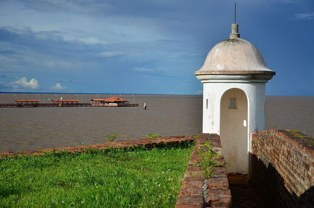 3º AMAPÁA terceira menor economia do Brasil, tem PIB de R$ 17,5 bilhões. Na foto, a guarita da Fortaleza de São José de Macapá