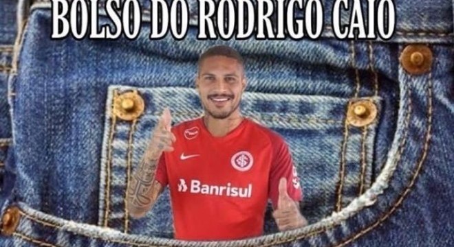 Brincadeira de torcedores do Flamengo com Guerrero apÃ³s vitÃ³ria na Libertadores