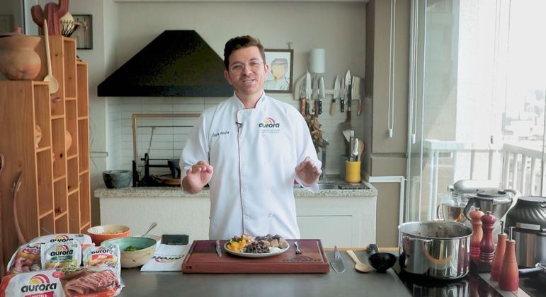 Aprenda com o chef Guga Rocha mais uma receita para arrasar com produtos Aurora