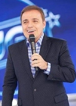 O apresentador Gugu Liberato (1959-2019), um dos grandes nomes da nossa TV