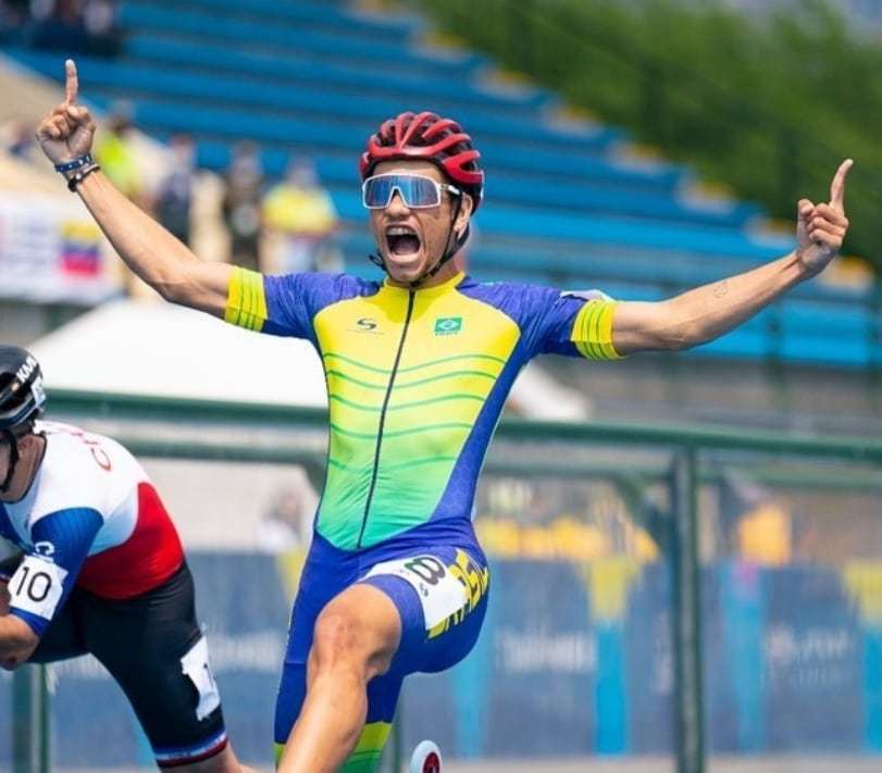 Guilherme Abel Rocha, patinador de velocidade