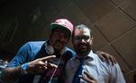 Guilherme Luna e DJ Hum, pioneiro do hip hop brasileiro