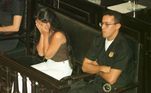 Paula Thomaz se desespera durante seu julgamento, no dia 14 de maio de 1997. Na época em que assassinaram Daniella Perez, Paula estava grávida de Guilherme. Mais tarde, eles se divorciaram