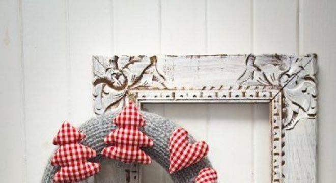 guirlanda de natal com moldura