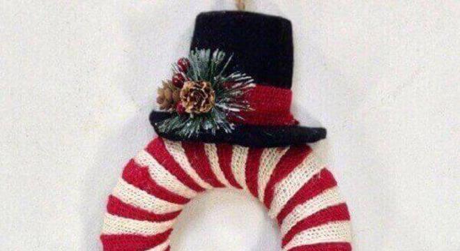 Guirlanda de Natal criativa