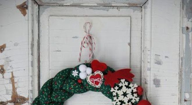 guirlanda de natal dupla