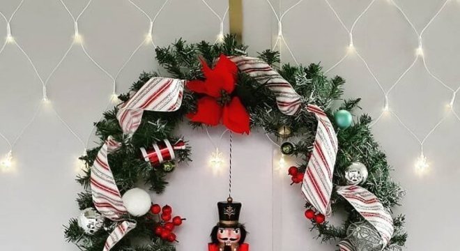 Guirlanda para Natal com soldadinho