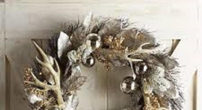 Guirlanda para Natal simples e delicada