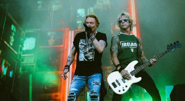 Guns N' Roses se apresenta em Manaus nesta quinta
