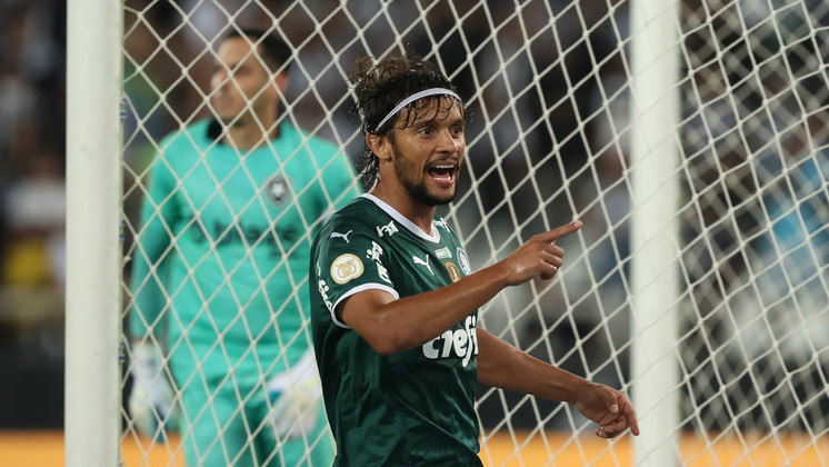 Gustavo Scarpa, gol comemoração, Palmeiras e Botafogo, Brasileirão 2022