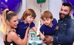 Andressa Suíta e Gusttavo Lima comemoraram o segundo aniversário do filho Samuel na noite da última sexta-feira (24)