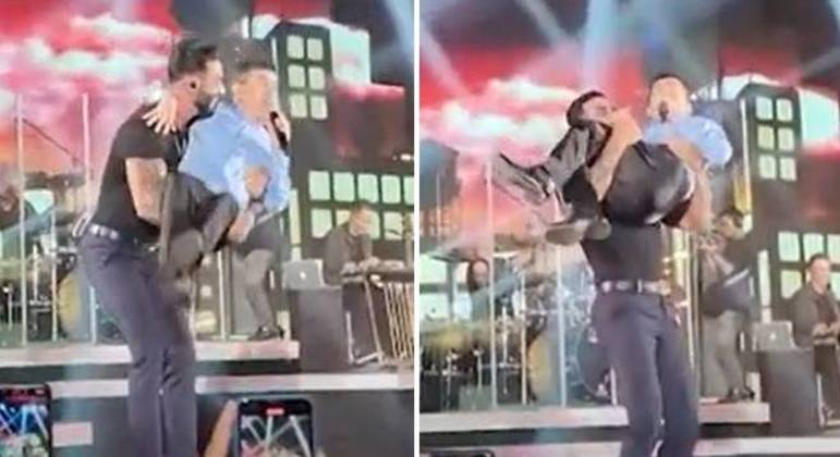 Gusttavo Lima protagonizou momento inusitado durante show em Goiânia