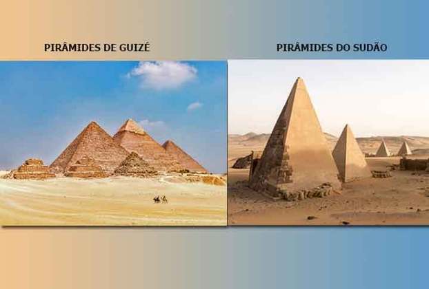 Há uma semelhança entre as pirâmides dos dois países. Ambas foram construídas para abrigar os túmulos de seus líderes políticos e religiosos. Se as egípcias acolhiam os  restos mortais dos monarcas e seus familiares, as sudanesas protegiam os sarcófagos dos faraós negros. 