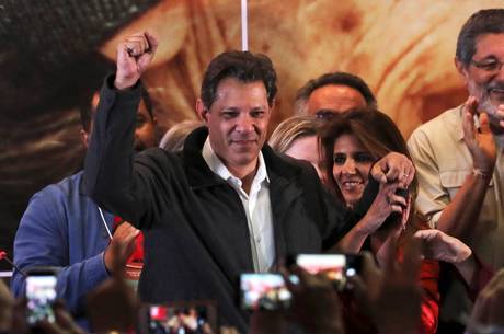 Haddad discursou após definição de segundo turno