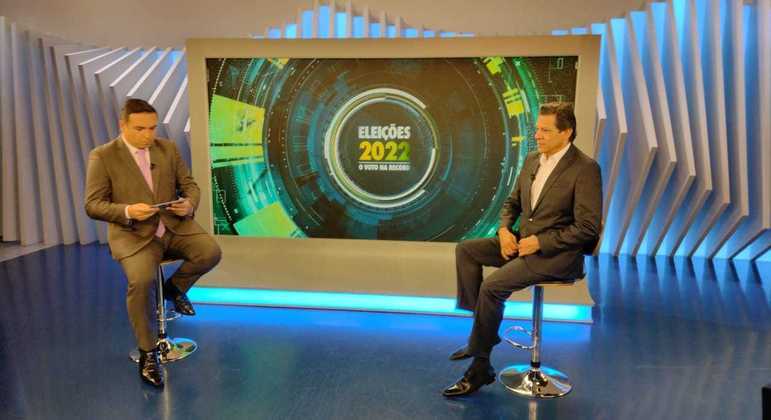 Fernando Haddad, candidato ao governo de SP, defende educação e mais produtividade na polícia