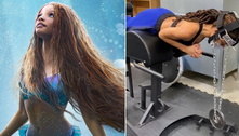 Treino de Halle Bailey para interpretar Ariel viraliza: 'Pequena Sereia ou Pequena Maromba?'