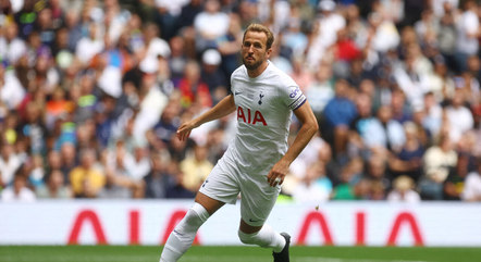 Harry Kane durante a pré-temporada do Tottenham
