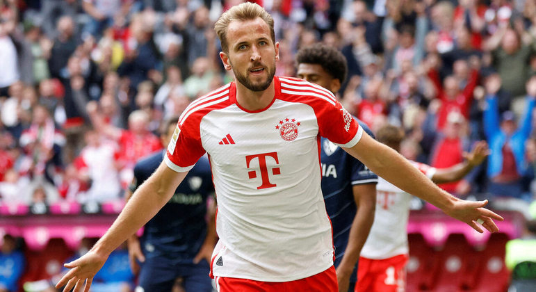 10º Harry KaneTime: Bayern de Munique (Alemanha)Valor recebido (com patrocínios): US$ 36 milhões (R$ 182,4 milhões)