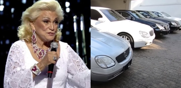 Marcello Camargo, filho da apresentadora Hebe Camargo, anunciou em seu canal do YouTube, o Café com Selinho, que vai pôr à venda a coleção de carros de luxo da mãe, que morreu em 2012, e adorava dirigir. Ao todo, são cinco carros blindados da Mercedes-Benz, marca alemã em que ela era fã, avaliados em cerca de R$ 1 milhão. Ele contou que o custo de manutenção influenciou na decisão, além dele não ser muito chegado a carros. Confira, a seguir, quais são os carrões da apresentadora