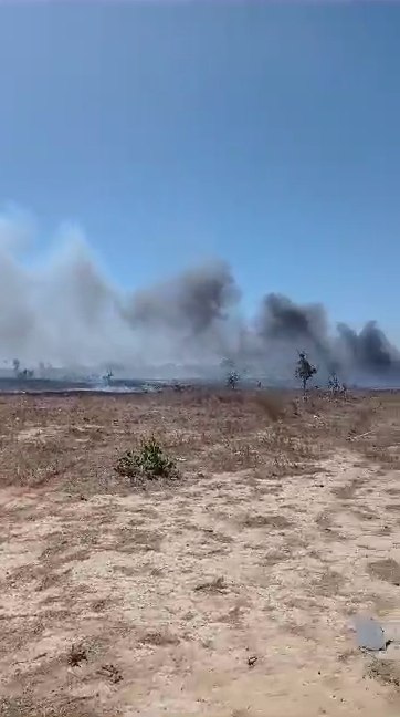 Helicóptero cai em área militar no entorno do DF