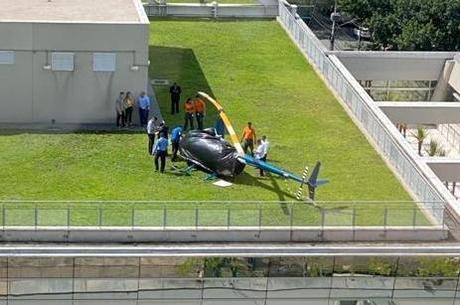 Aeronave foi coberta após incidente