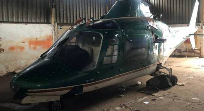Helicóptero foi roubado de uma empresa de São Paulo em maio do ano passado
