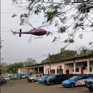 Helicóptero é sequestrado no ar