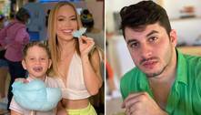 Ex-mulher de Jonas Esticado acusa cantor de não visitar o filho: 'Não deu o ar da graça' 