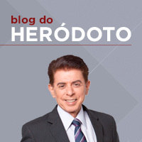 Trecho inicial da estreia do Conexão Record News com Heródoto