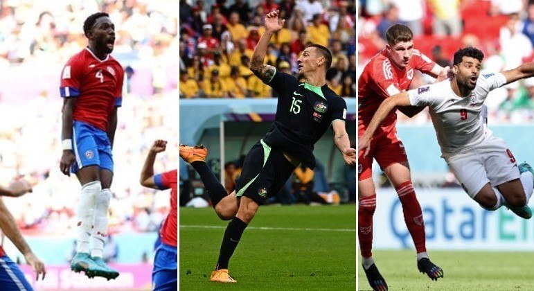 Irã, Austrália e Costa Rica podem se classificar, mesmo após terem levado goleadas na estreia