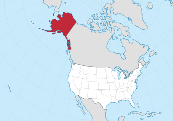 Hoje o Alasca é o maior estado dos Estados Unidos em área territorial e possui uma extensão de cerca de 1,7 milhão de quilômetros quadrados.