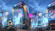 Ônibus do Manchester City projeta hologramas nas ruas de Tóquio, no Japão; veja o vídeo