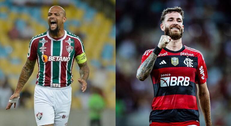 Felipe Melo x Léo PereiraDois titulares absolutos em suas equipes, os zagueiros também se mostram seguros diante das atuações sólidas durante os campeonatos da temporada. Experientes, os defensores têm características semelhantes e jogos convictos nesta temporada