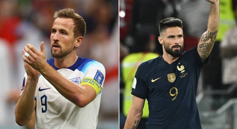 De homem a homem: veja a comparação entre os 11 titulares de Inglaterra e  França - Fotos - R7 Copa do Mundo