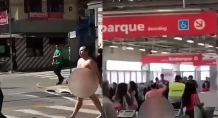 Homem é flagrado andando completamente nu por Ferraz de Vasconcelos