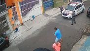 Homem é baleado após tentar matar ex e a filha dela, na zona sul de SP (Reprodução)