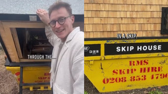 Man Lives Inside a Dumpster and Still Pays Over R$300 in Rent a Month – Lifestyle